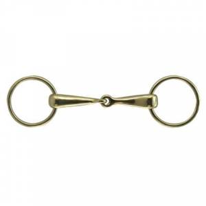 Coronet Loose Ring Double Twisted Wire Malleable Iron Snaffle Bit 6 1/2-Inch 